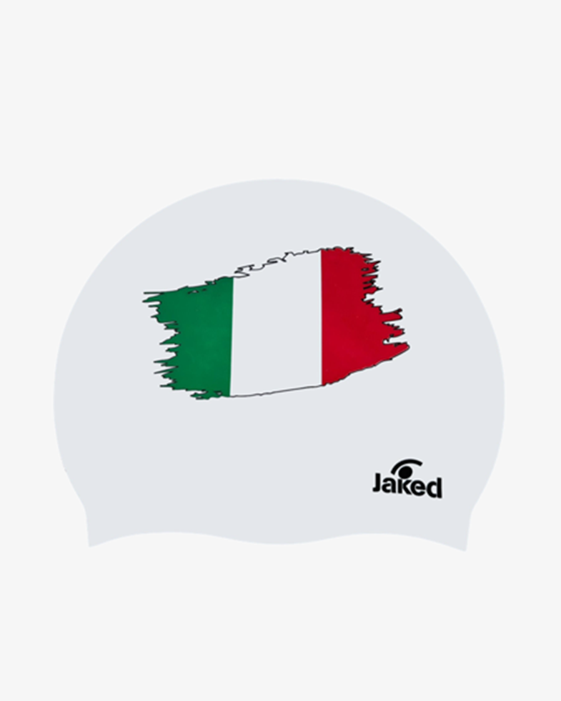 Italy Flag Swim Cap