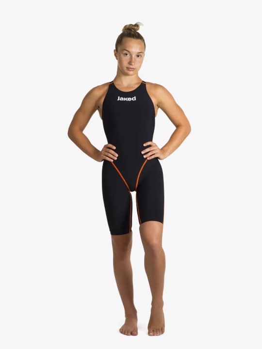 Jalpha Junior Competition Swimsuit Open Back